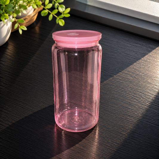 Can en plastique semi-transparent 16 oz – Personnalisation UV