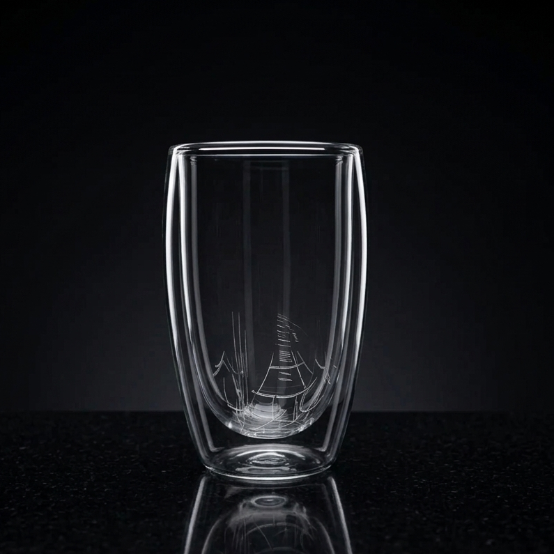 Verre double paroi borosilicate
