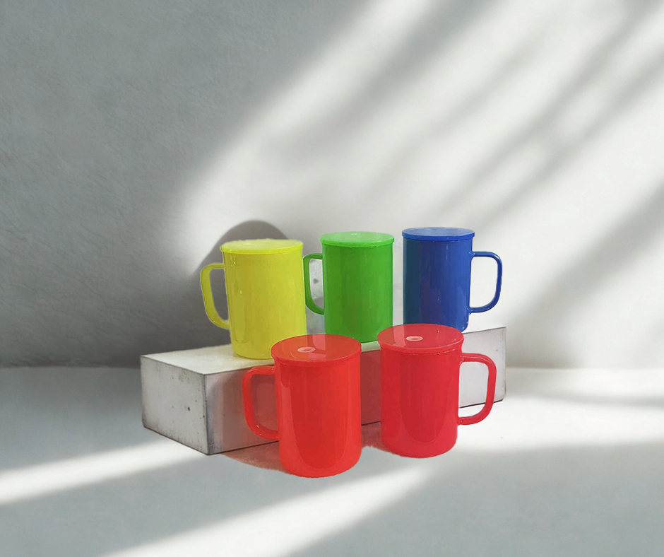 Tasse en verre néon 17oz avec couvercle pour sublimation