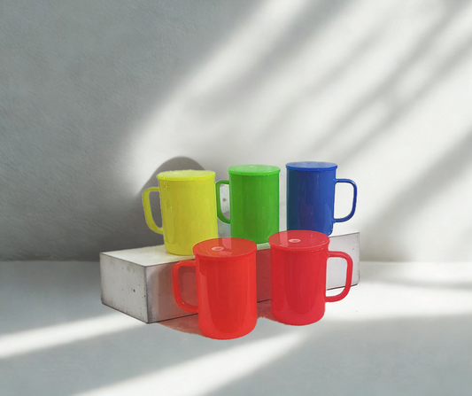 Tasse en verre néon 17oz avec couvercle pour sublimation